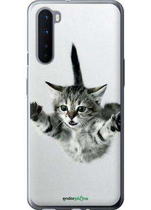 Чехол на oneplus nord летящий котёнок "2322u-2046-2448"
