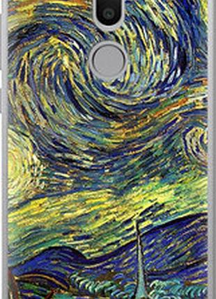 Чехол на xiaomi mi 5s plus винсент ван гог. звёздная ночь "163u-396-2448"