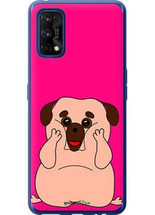 Чехол на realme 7 pro весёлый мопс "4908u-2082-2448"