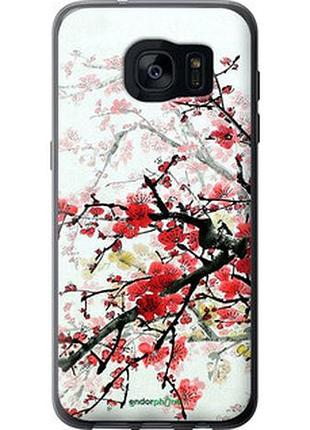 Чохол на samsung galaxy s7 edge g935f квітучий кущ "831t-257-2448"