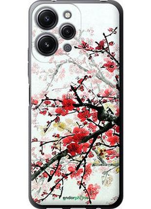 Чехол на xiaomi redmi 12 цветущий куст "831u-3114-2448"