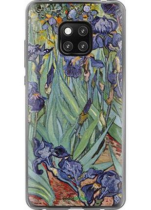 Чехол на huawei mate 20 pro винсент ван гог. ирисы "161t-1567-2448"