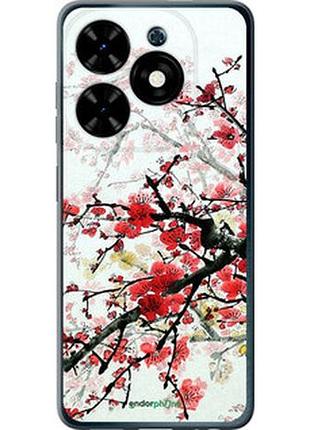 Чехол на tecno spark go 2024 цветущий куст "831u-3432-2448"
