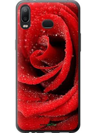 Чехол на samsung galaxy a6s красная роза "529u-1604-2448"
