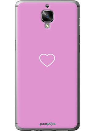 Чехол на oneplus 3t сердце 2 "4863u-1617-2448"