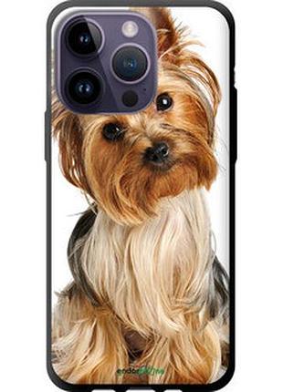 Чехол на iphone 14 pro max йоркширский терьер с хвостиком "930b-2667-2448"