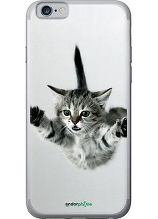 Чехол на iphone 6 летящий котёнок "2322t-45-2448"