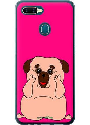 Чехол на oppo a5s весёлый мопс "4908t-1892-2448"