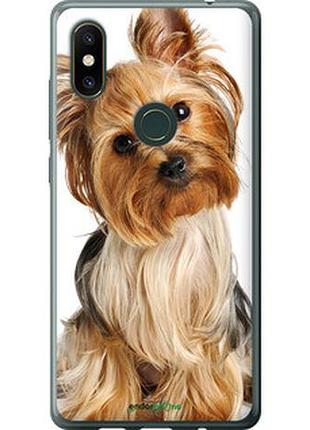 Чехол на xiaomi mi mix 2s йоркширский терьер с хвостиком "930u-1438-2448"