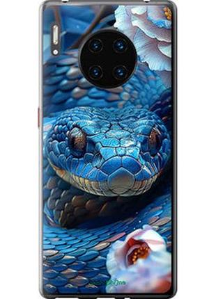 Чехол на huawei mate 30 pro blue snake "6079u-1796-2448"