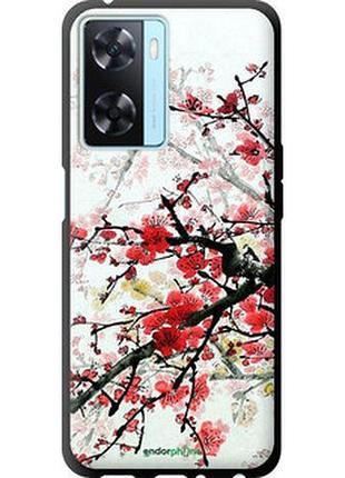 Чехол на oppo a57s цветущий куст "831b-2931-2448"