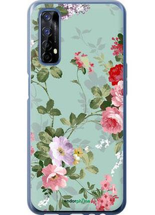 Чехол на realme 7 цветочные обои 2 "862u-2081-2448"