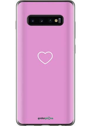 Чехол на samsung galaxy s10 plus сердце 2 "4863u-1649-2448"