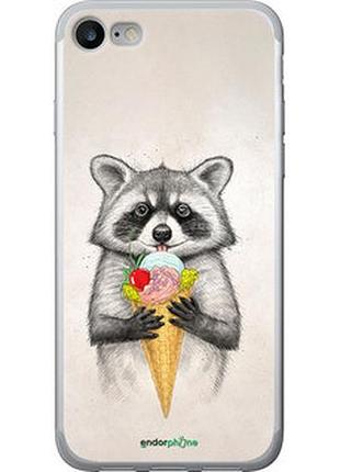 Чохол на iphone se 2020 єнотик з морозивом "4602u-2013-2448"