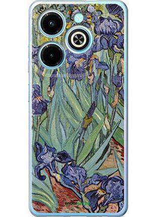 Чехол на infinix hot 40i винсент ван гог. ирисы "161u-3504-2448"