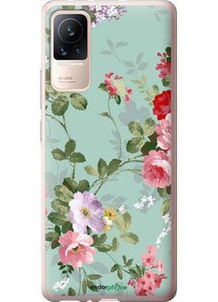 Чехол на xiaomi civi цветочные обои 2 "862u-2491-2448"