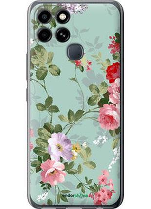 Чехол на infinix smart 6 цветочные обои 2 "862u-2758-2448"