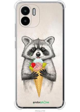Чехол на xiaomi redmi a2 енотик с мороженым "4602sp-3026-2448"