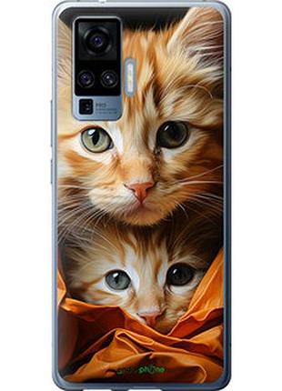 Чехол на vivo x50 pro котики 2 "5664u-1956-2448"