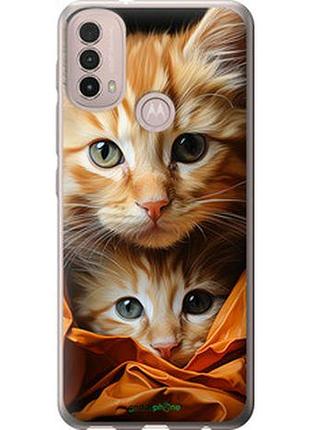 Чехол на motorola e40 котики 2 "5664u-2660-2448"