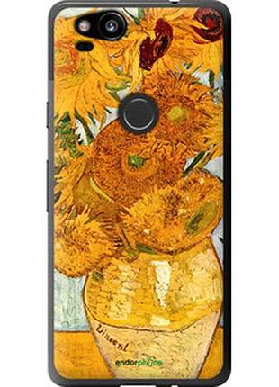 Чохол на google pixel 2 вінсент ван гог. соняшники "162t-1075-2448"