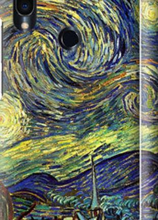 Чохол на meizu note 9 вінсент ван гог. зоряна ніч "163m-1689-2448"
