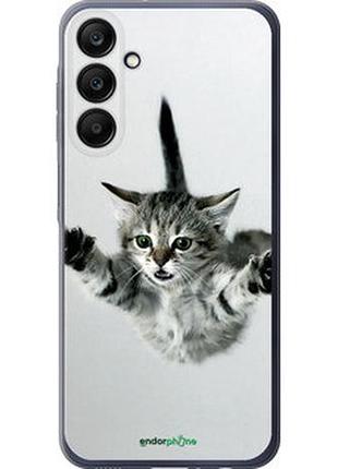 Чехол на samsung galaxy a25 5g летящий котёнок "2322u-3495-2448"