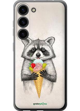 Чохол на samsung galaxy s23 єнотик з морозивом "4602u-2907-2448"