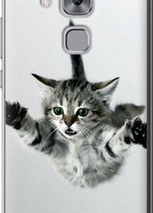 Чехол на huawei nova plus летящий котёнок "2322u-961-2448"