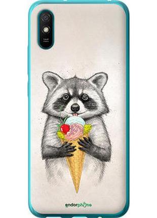 Чохол на xiaomi redmi 9a єнотик з морозивом "4602u-2034-2448"