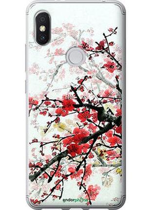 Чохол на xiaomi redmi s2 квітучий кущ "831t-1494-2448"