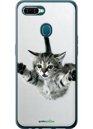 Чехол на oppo a5s летящий котёнок "2322u-1892-2448"
