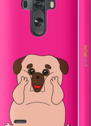 Чохол на lg g3 dual d856 веселий мопс "4908c-56-2448"