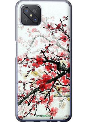 Чохол на oppo a92s квітучий кущ "831u-1926-2448"