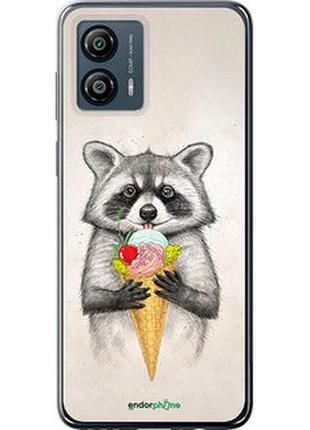 Чохол на motorola moto g53 єнотик з морозивом "4602u-3047-2448"