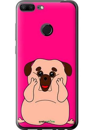 Чехол на huawei honor 9 lite весёлый мопс "4908t-1359-2448"