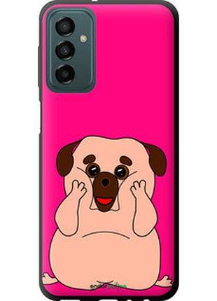 Чехол на samsung galaxy m13 m135 весёлый мопс "4908b-2765-2448"