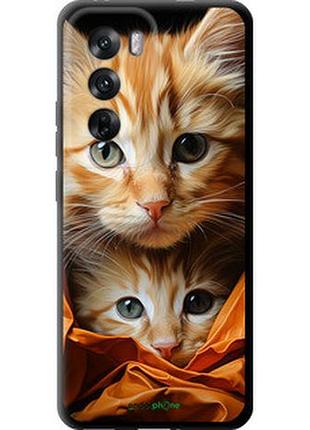 Чехол на oppo reno12 5g котики 2 "5664b-3742-2448"