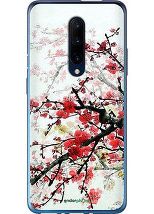 Чехол на oneplus 7 pro цветущий куст "831u-1696-2448"