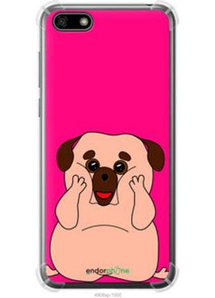Чохол на huawei y5 2018 веселий мопс "4908sp-1500-2448"