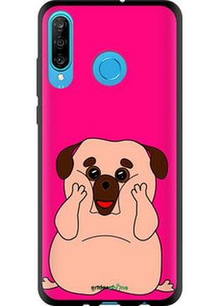 Чохол на huawei p30 lite веселий мопс "4908b-1651-2448"