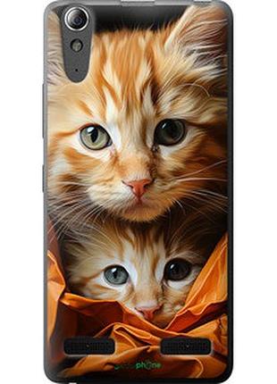 Чехол на lenovo a6000 котики 2 "5664u-103-2448"