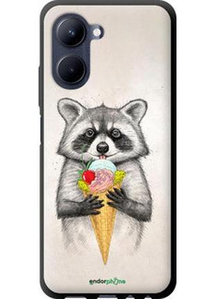 Чехол на realme c33 енотик с мороженым "4602b-2870-2448"