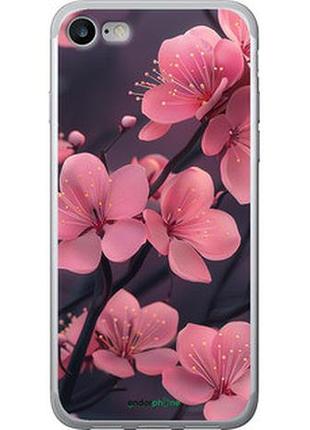 Чехол на iphone se 2022 пурпурная сакура "6075t-3737-2448"