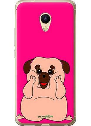 Чохол на meizu m5s веселий мопс "4908u-776-2448"