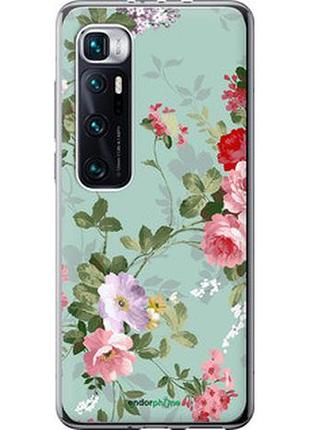 Чехол на xiaomi mi 10 ultra цветочные обои 2 "862t-2064-2448"