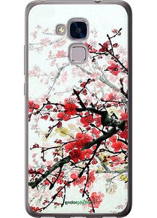 Чохол на huawei honor 5c квітучий кущ "831t-356-2448"
