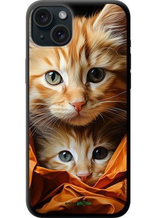 Чехол на iphone 15 plus котики 2 "5664b-3097-2448"