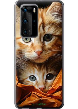 Чехол на huawei p40 pro котики 2 "5664u-1839-2448"