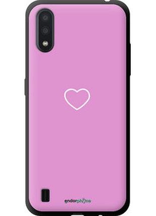 Чехол на samsung galaxy a01 a015f сердце 2 "4863b-1842-2448"
